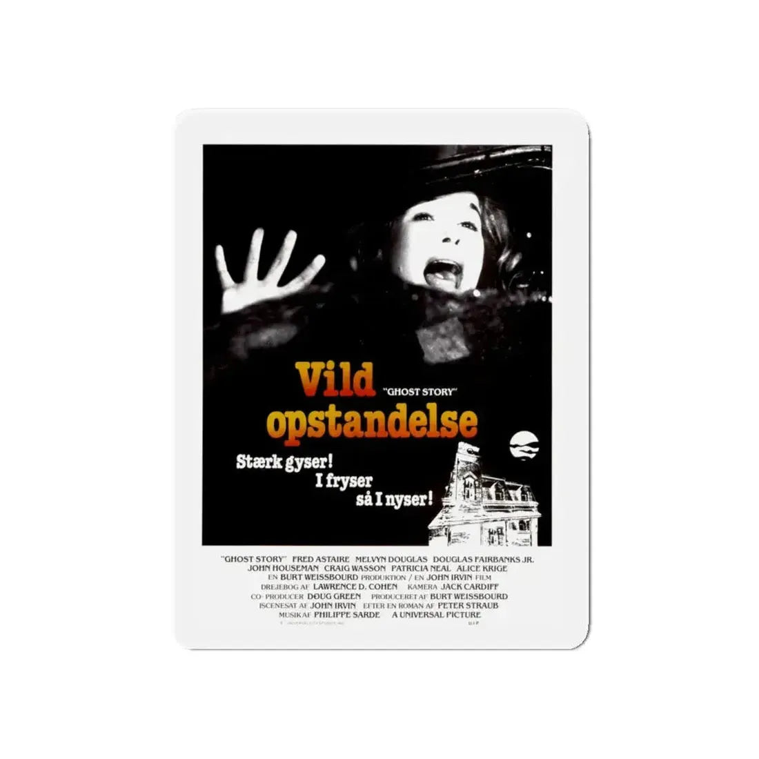 GHOST STORY (DANISH) 1981 Movie Poster - Refrigerator Magnet 5 Inch - The Sticker Space