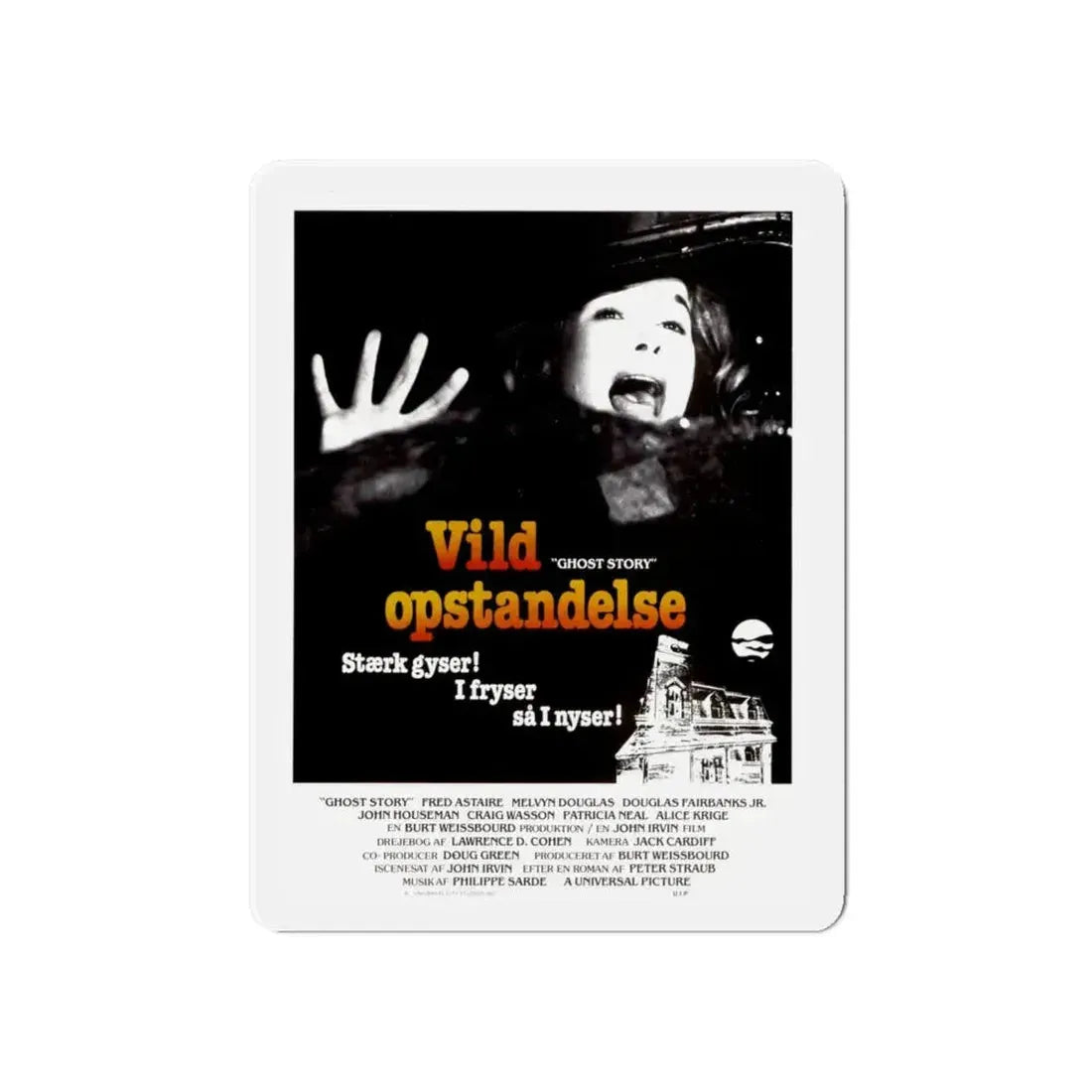 GHOST STORY (DANISH) 1981 Movie Poster - Refrigerator Magnet 6 Inch - The Sticker Space