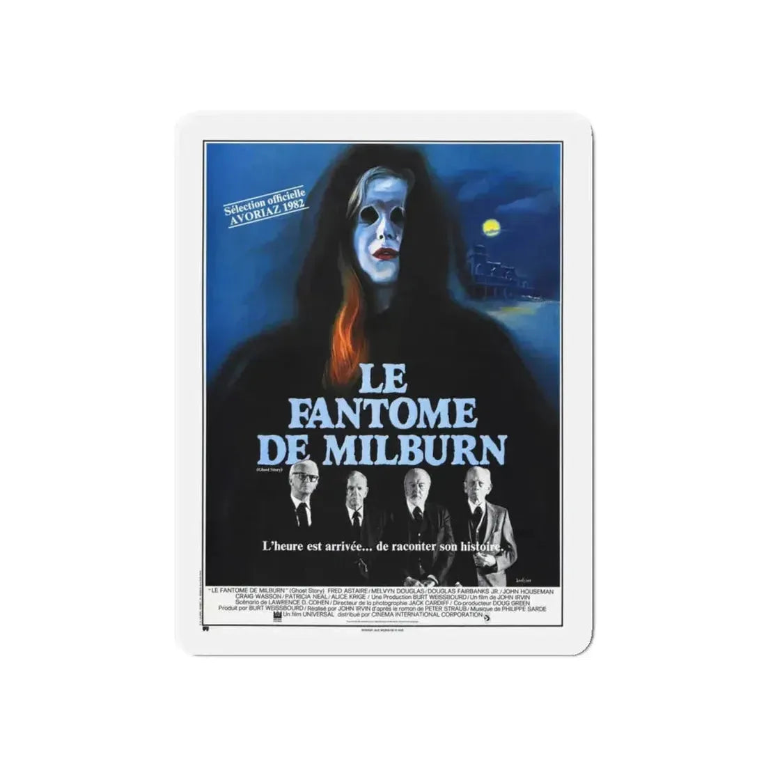 GHOST STORY (FRENCH) 1981 Movie Poster - Refrigerator Magnet 5 Inch - The Sticker Space