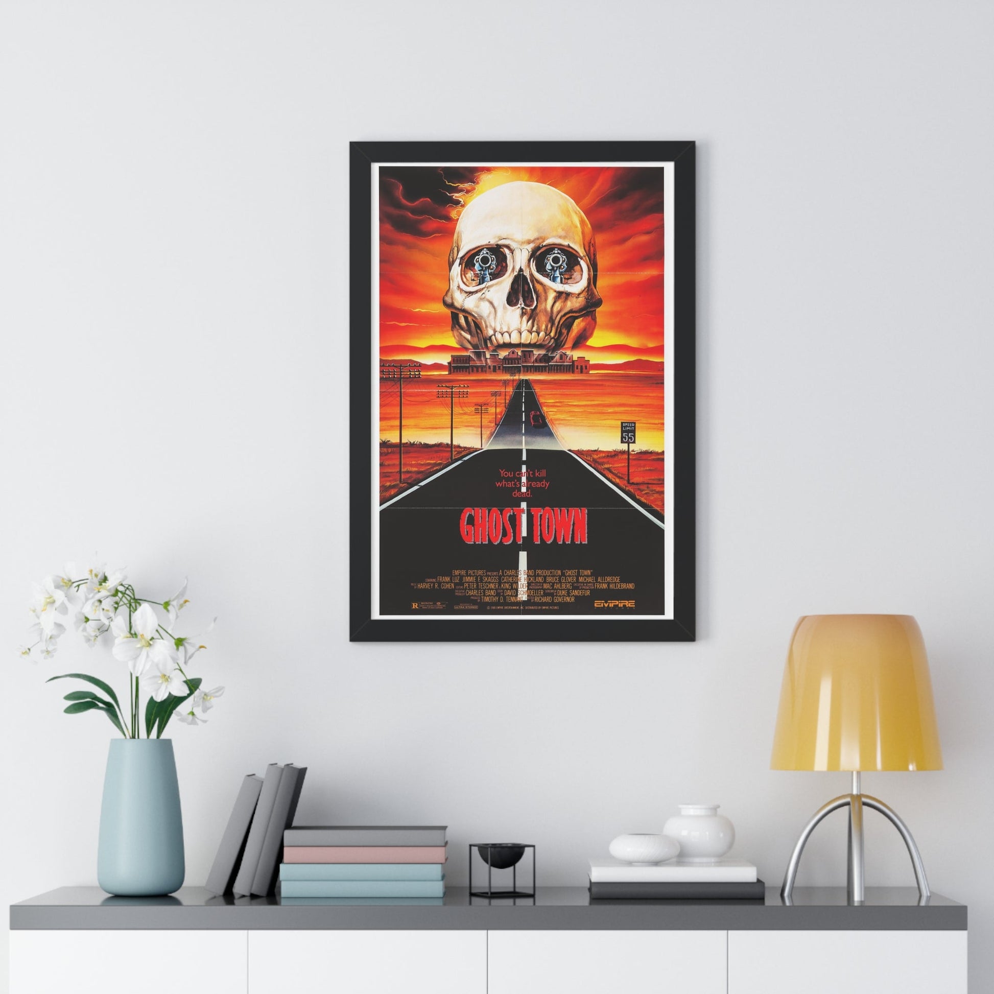 GHOST TOWN 1988 - Framed Movie Poster-The Sticker Space