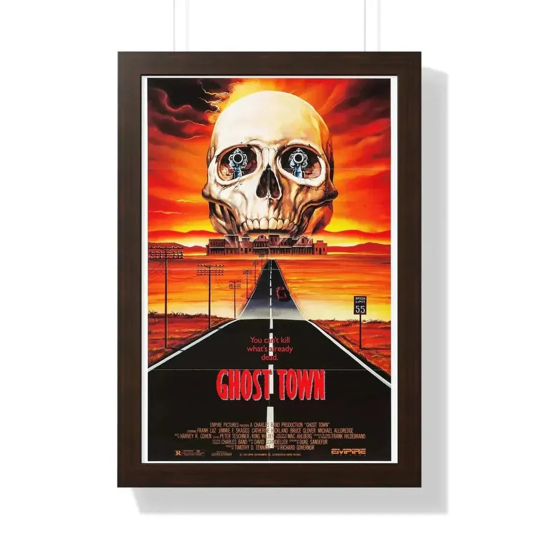 GHOST TOWN 1988 - Framed Movie Poster - The Sticker Space