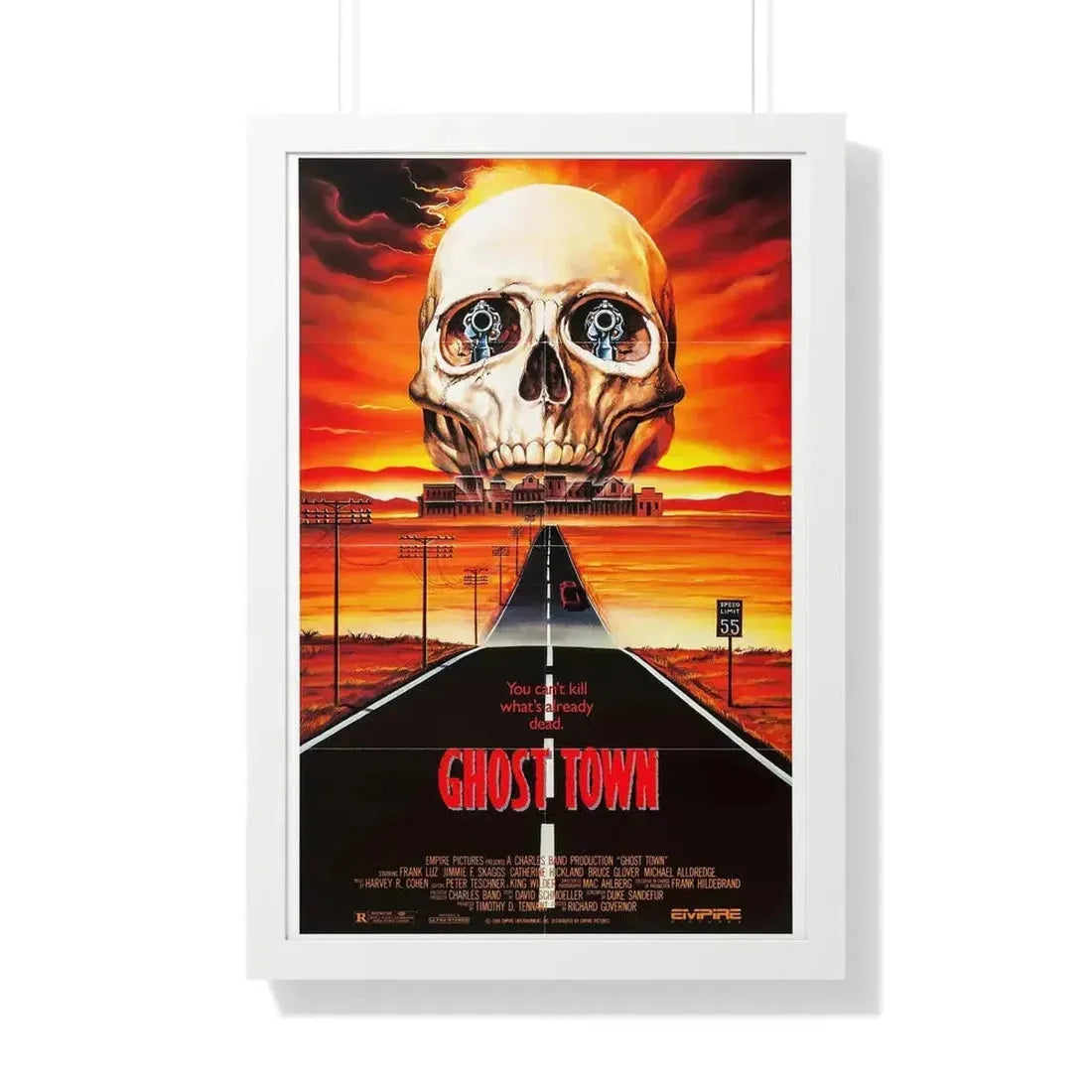 GHOST TOWN 1988 - Framed Movie Poster - The Sticker Space