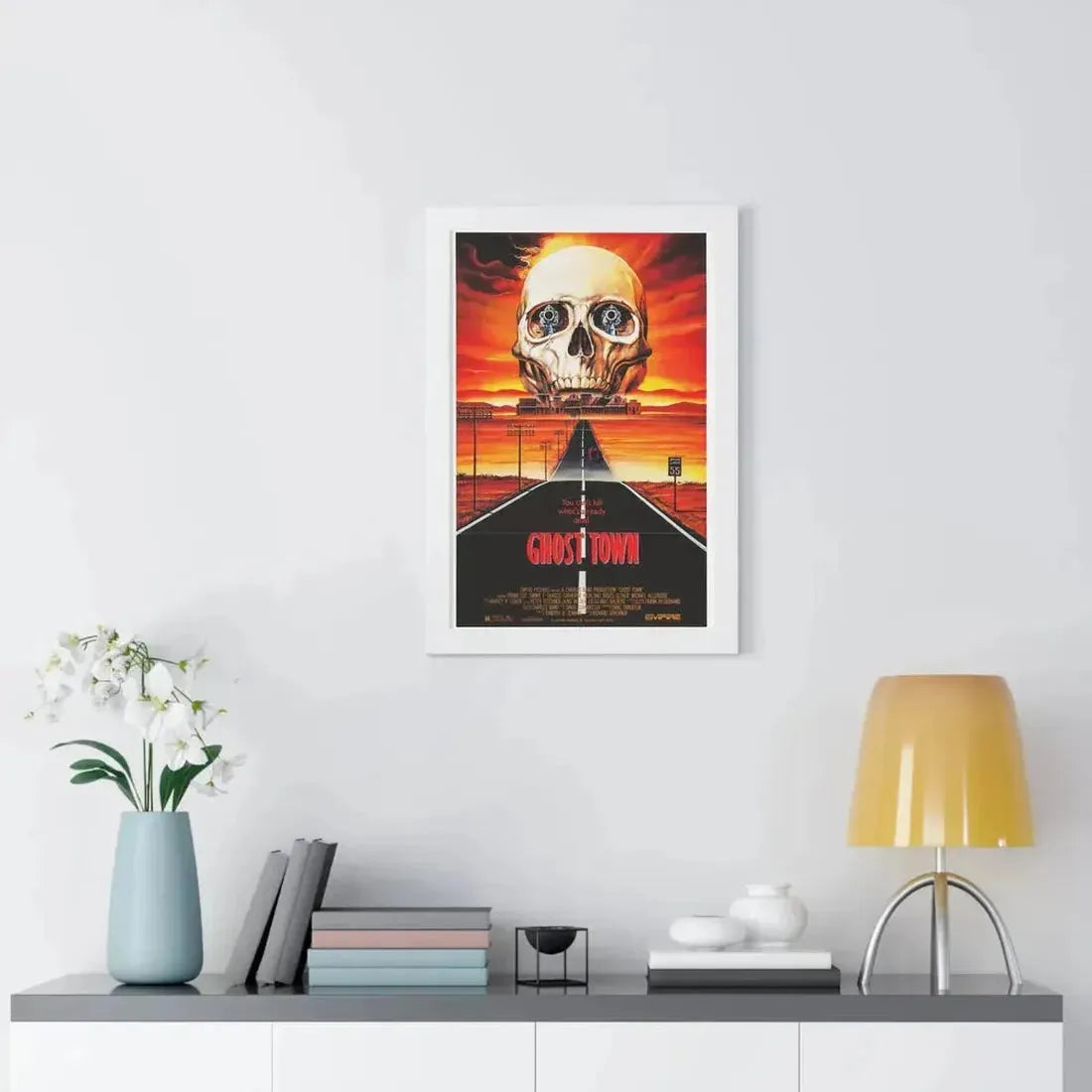 GHOST TOWN 1988 - Framed Movie Poster - The Sticker Space