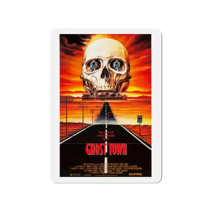 GHOST TOWN 1988 Movie Poster - Refrigerator Magnet 2 Inch - The Sticker Space