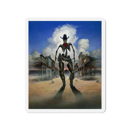 GHOST TOWN (TEASER 2) 1988 Movie Poster - Refrigerator Magnet 2 Inch - The Sticker Space