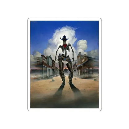 GHOST TOWN (TEASER 2) 1988 Movie Poster STICKER Vinyl Die-Cut Decal 6 Inch - The Sticker Space