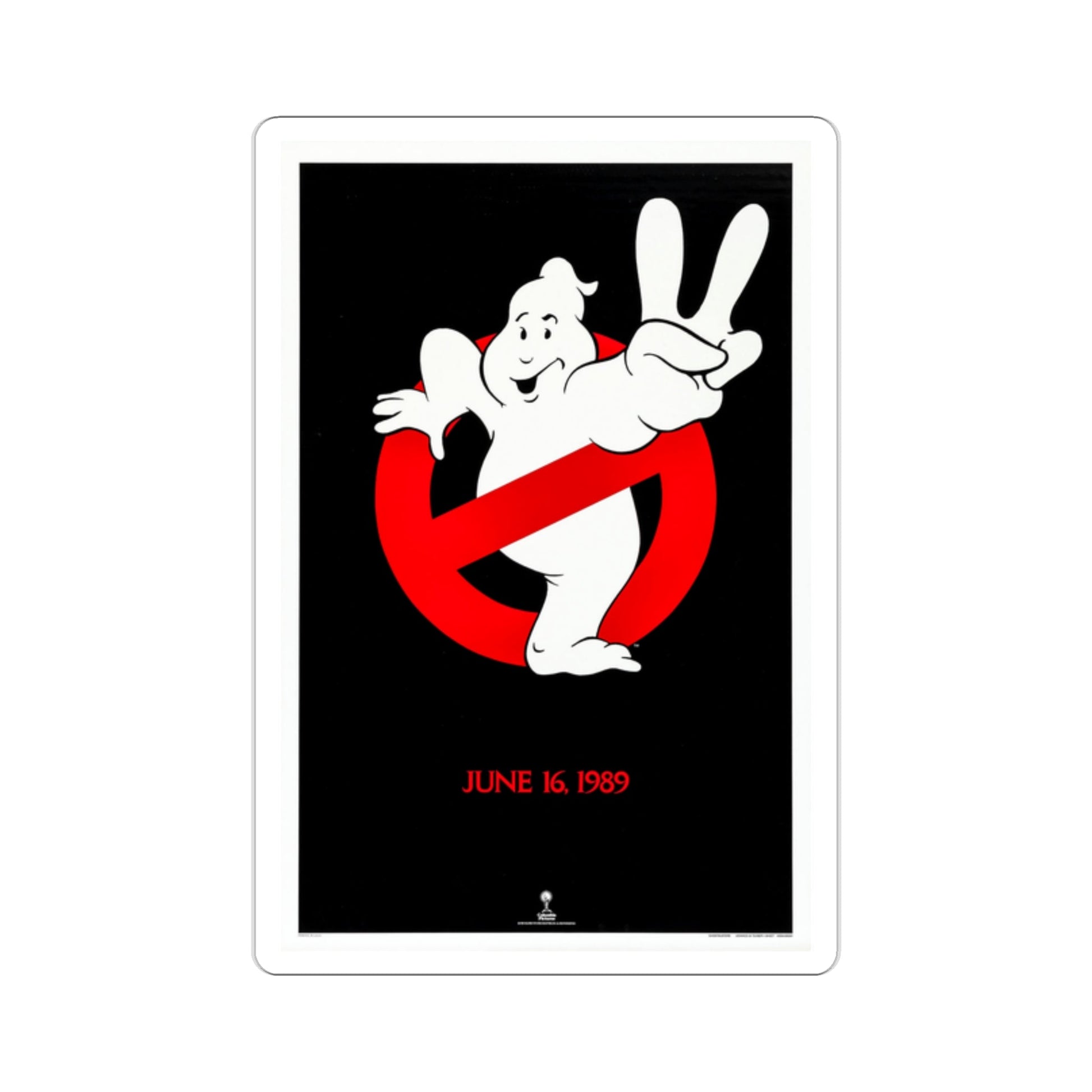 Ghostbusters II 1989 Movie Poster STICKER Vinyl Die-Cut Decal-2 Inch-The Sticker Space