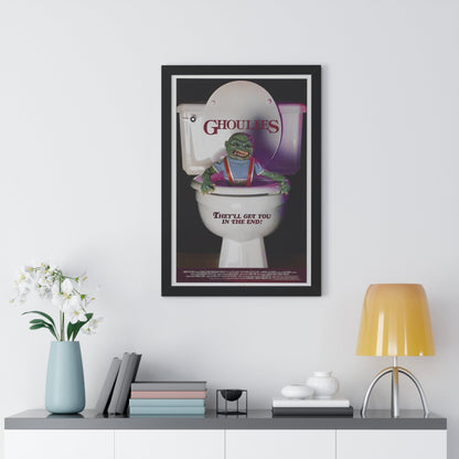 GHOULIES 1985 - Framed Movie Poster-The Sticker Space