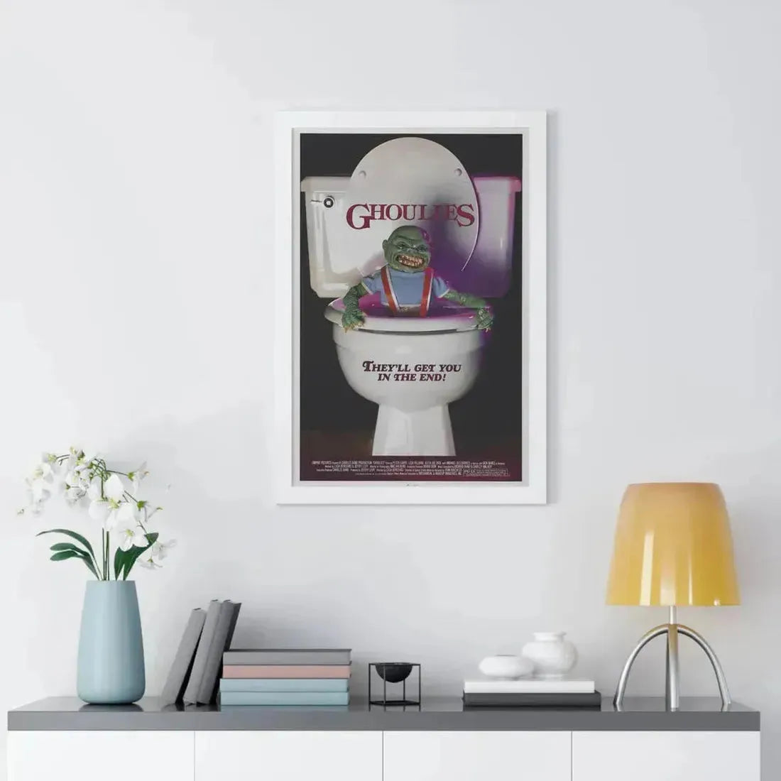 GHOULIES 1985 - Framed Movie Poster - The Sticker Space