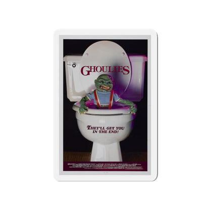 GHOULIES 1985 Movie Poster - Die-Cut Magnet-4" x 4"-The Sticker Space