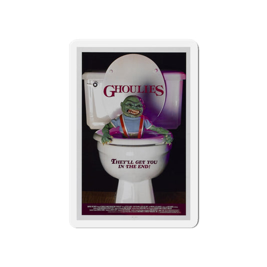 GHOULIES 1985 Movie Poster - Die-Cut Magnet-6 × 6"-The Sticker Space