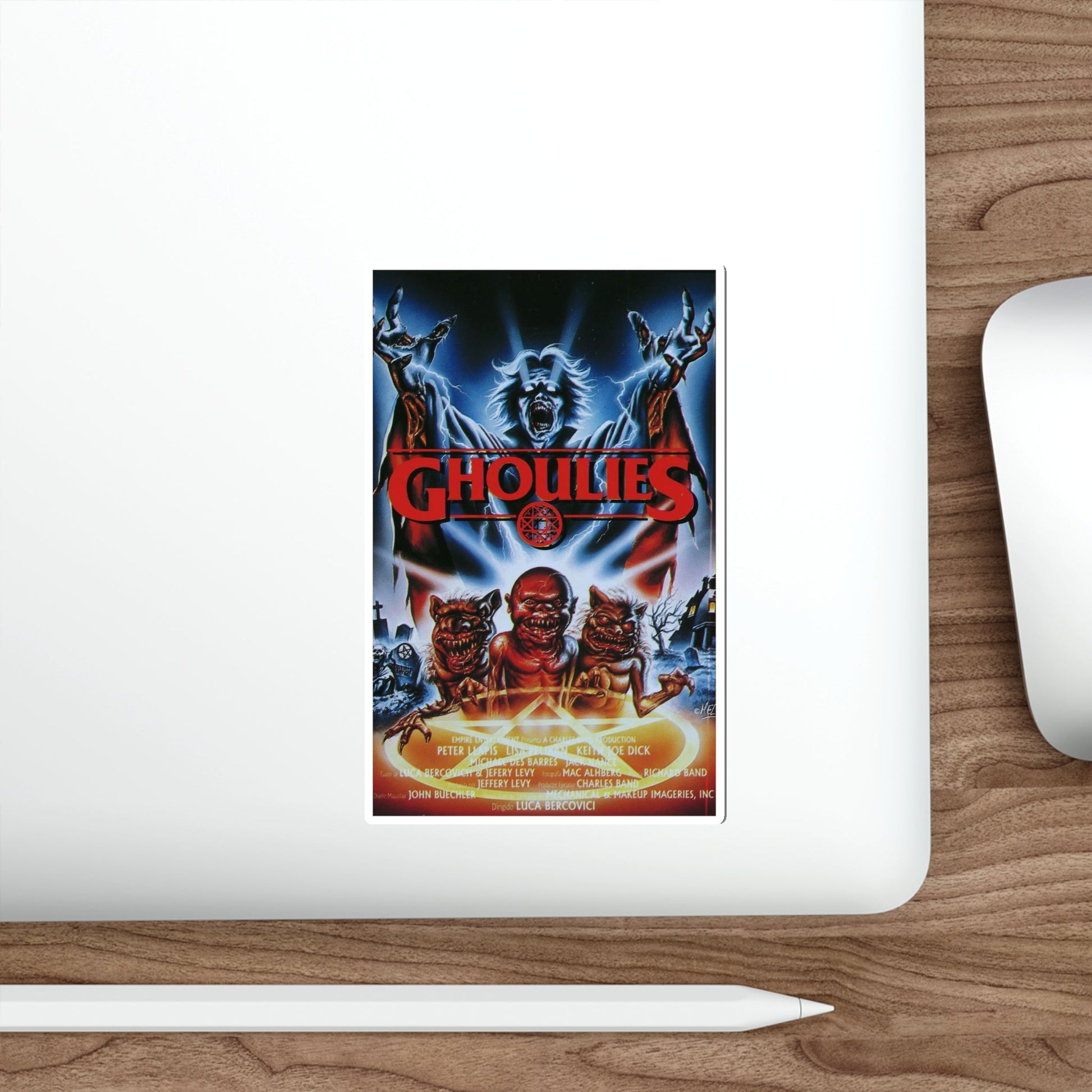 GHOULIES (2) 1985 Movie Poster STICKER Vinyl Die-Cut Decal-The Sticker Space