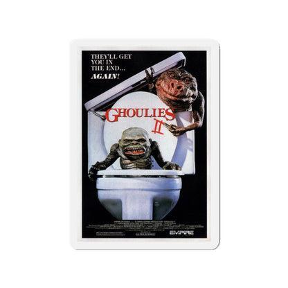 GHOULIES II 1988 Movie Poster - Die-Cut Magnet-3" x 3"-The Sticker Space