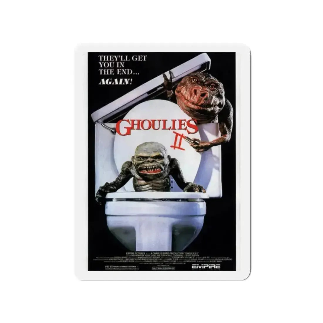 GHOULIES II 1988 Movie Poster - Refrigerator Magnet - The Sticker Space