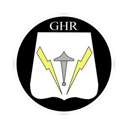 GHR Shield 2 (Denmark) (Coat of Arms) STICKER Vinyl Kiss-Cut Decal 2 Inch White - The Sticker Space