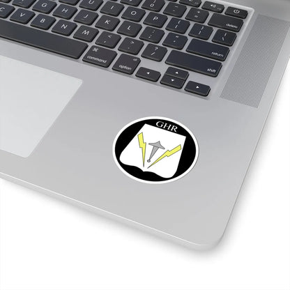 GHR Shield 2 (Denmark) (Coat of Arms) STICKER Vinyl Kiss-Cut Decal - The Sticker Space