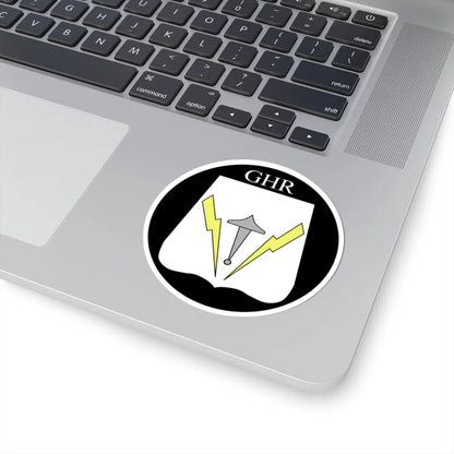 GHR Shield 2 (Denmark) (Coat of Arms) STICKER Vinyl Kiss-Cut Decal - The Sticker Space
