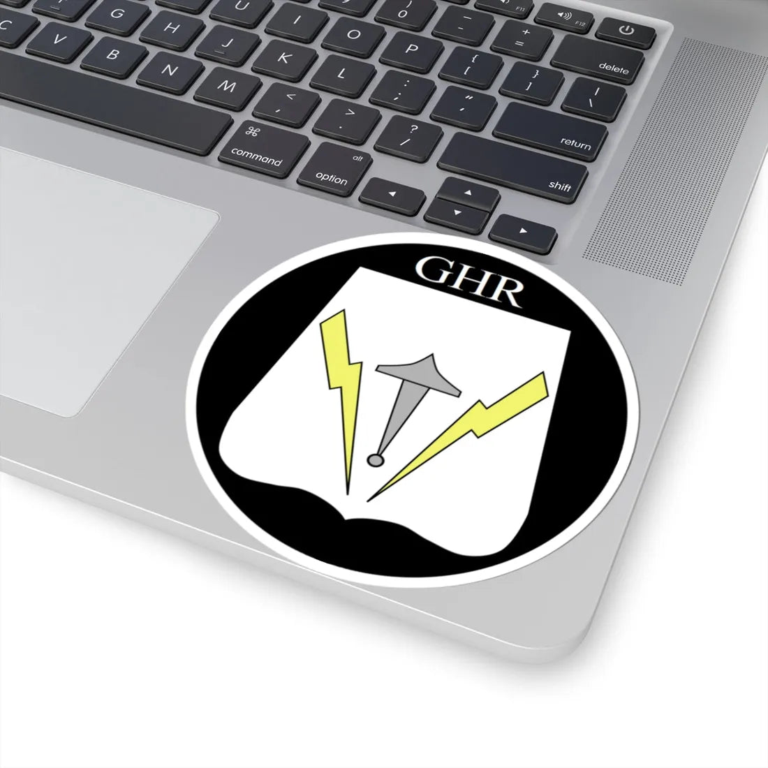 GHR Shield 2 (Denmark) (Coat of Arms) STICKER Vinyl Kiss-Cut Decal - The Sticker Space