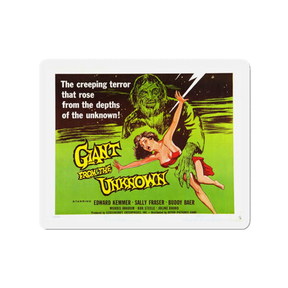 GIANT FROM THE UNKNOWN 1958 Movie Poster - Die-Cut Magnet-3" x 3"-The Sticker Space