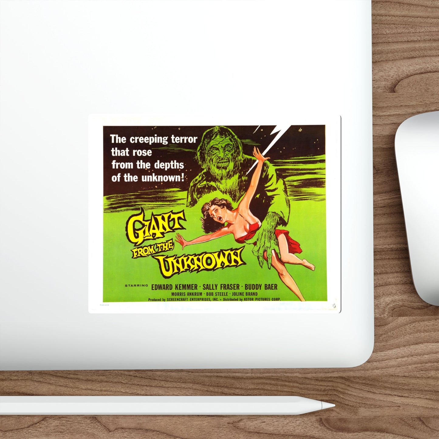 GIANT FROM THE UNKNOWN 1958 Movie Poster STICKER Vinyl Die-Cut Decal-The Sticker Space