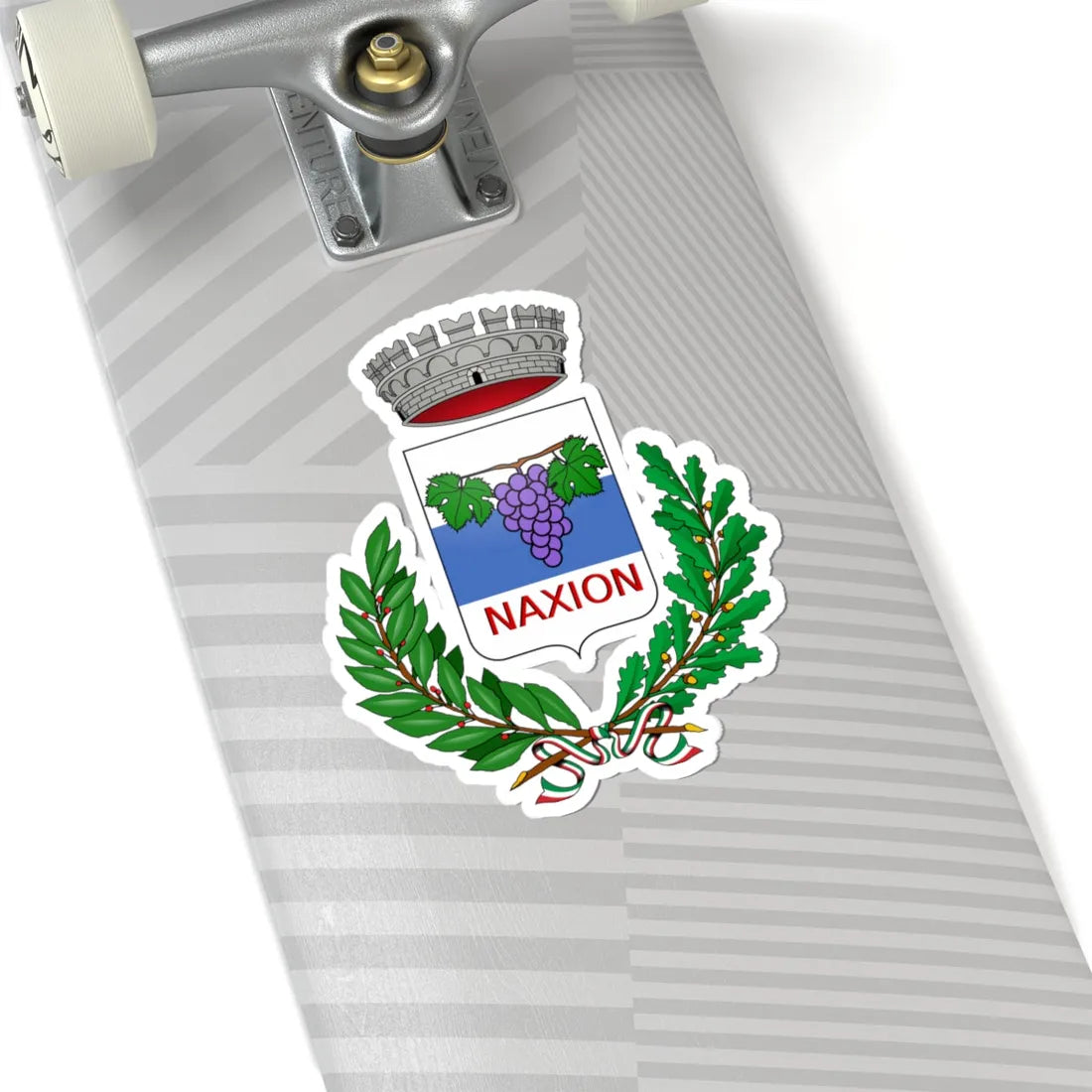 Giardini-Naxos-Stemma (Italy) (Coat of Arms) STICKER Vinyl Kiss-Cut Decal - The Sticker Space