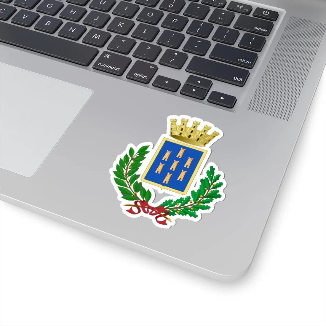 Giarre-Stemma (Italy) (Coat of Arms) STICKER Vinyl Kiss-Cut Decal - The Sticker Space