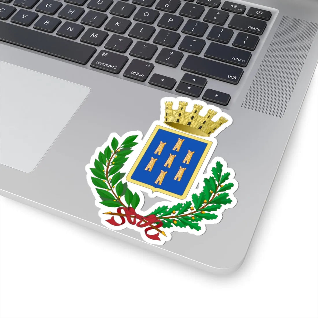 Giarre-Stemma (Italy) (Coat of Arms) STICKER Vinyl Kiss-Cut Decal - The Sticker Space