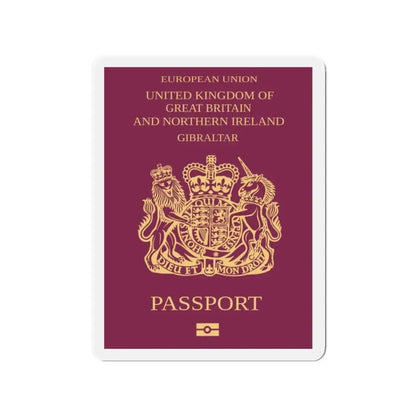 Gibraltar Passport - Refrigerator Magnet 2 Inch - The Sticker Space