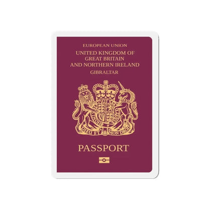 Gibraltar Passport - Refrigerator Magnet 5 Inch - The Sticker Space