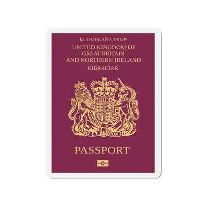 Gibraltar Passport - Refrigerator Magnet - The Sticker Space