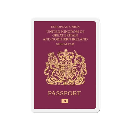 Gibraltar Passport - Refrigerator Magnet - The Sticker Space