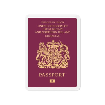 Gibraltar Passport - Refrigerator Magnet - The Sticker Space