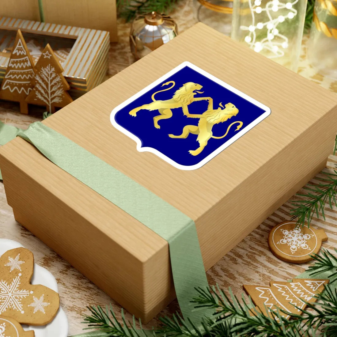 Giessen-Nieuwkerk wapen (Netherlands) (Coat of Arms) STICKER Vinyl Kiss-Cut Decal - The Sticker Space