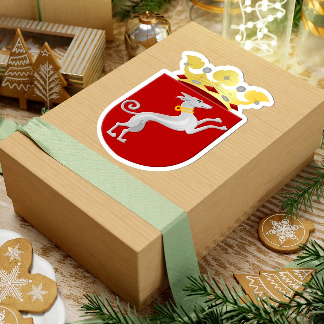 Gieten wapen (Netherlands) (Coat of Arms) STICKER Vinyl Kiss-Cut Decal - The Sticker Space