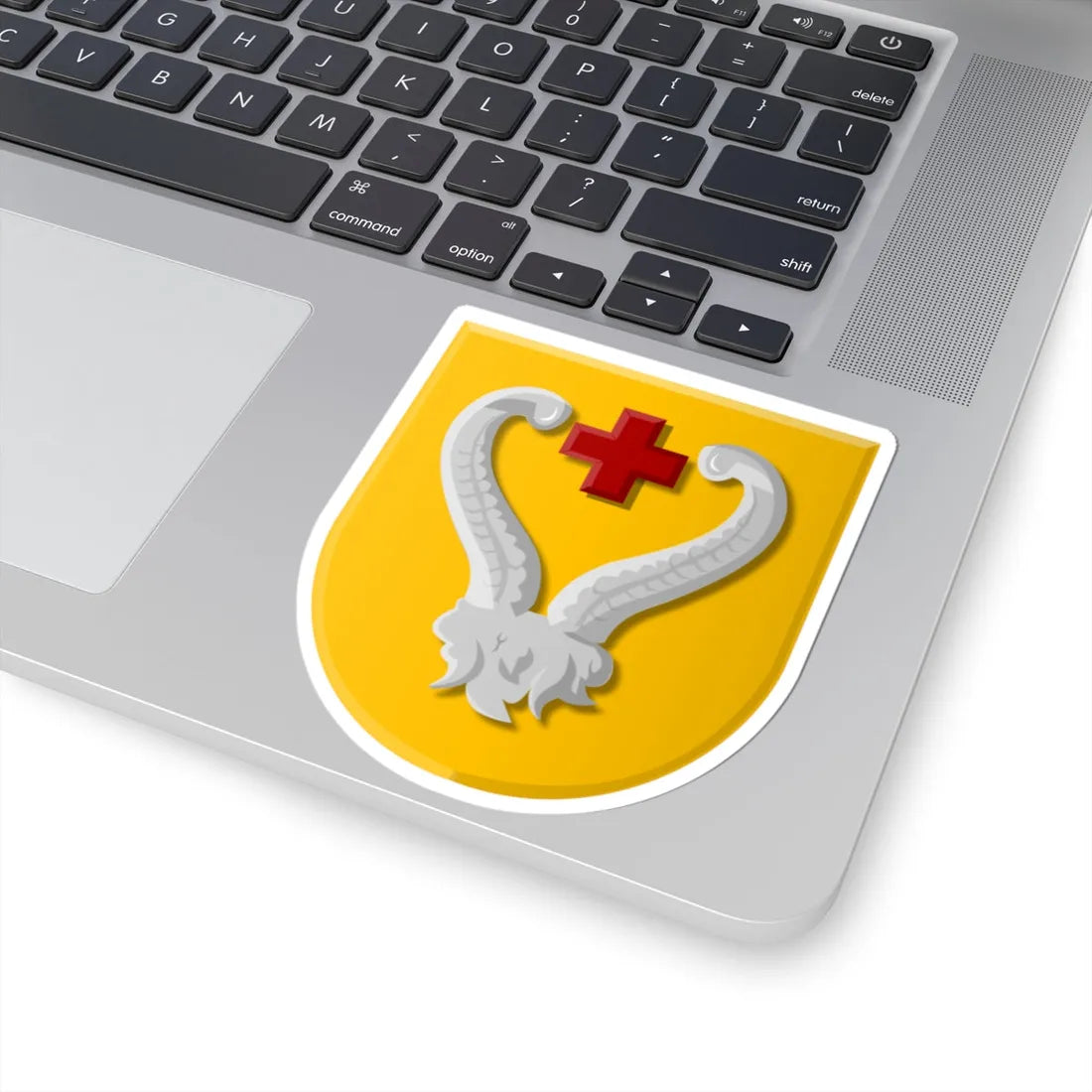 Giethoorn wapen 1925 (Netherlands) (Coat of Arms) STICKER Vinyl Kiss-Cut Decal - The Sticker Space