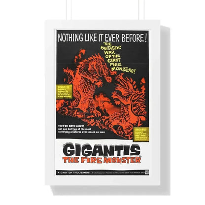 GIGANTIS THE FIRE MONSTER 1959 - Framed Movie Poster - The Sticker Space