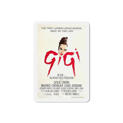 Gigi 1958 Movie Poster Refrigerator Magnet 2 Inch - The Sticker Space