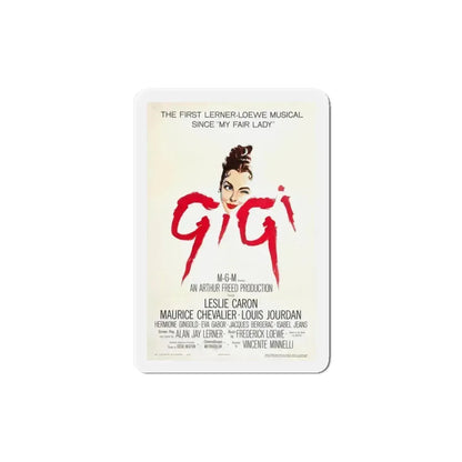 Gigi 1958 Movie Poster Refrigerator Magnet 4 Inch - The Sticker Space