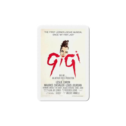 Gigi 1958 Movie Poster Refrigerator Magnet - The Sticker Space