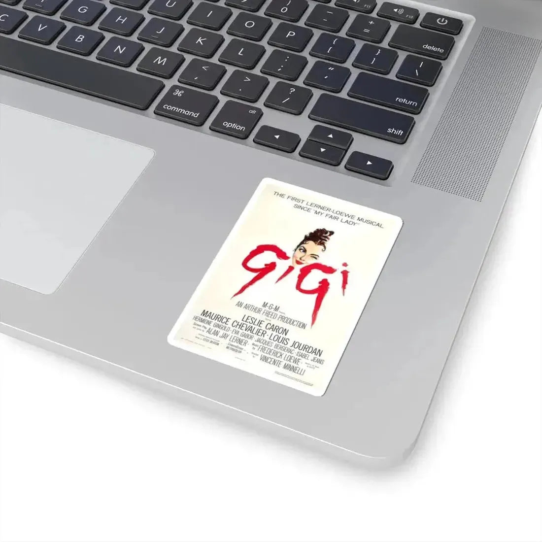 Gigi 1958 Movie Poster - STICKER Vinyl Kiss-Cut Decal - The Sticker Space