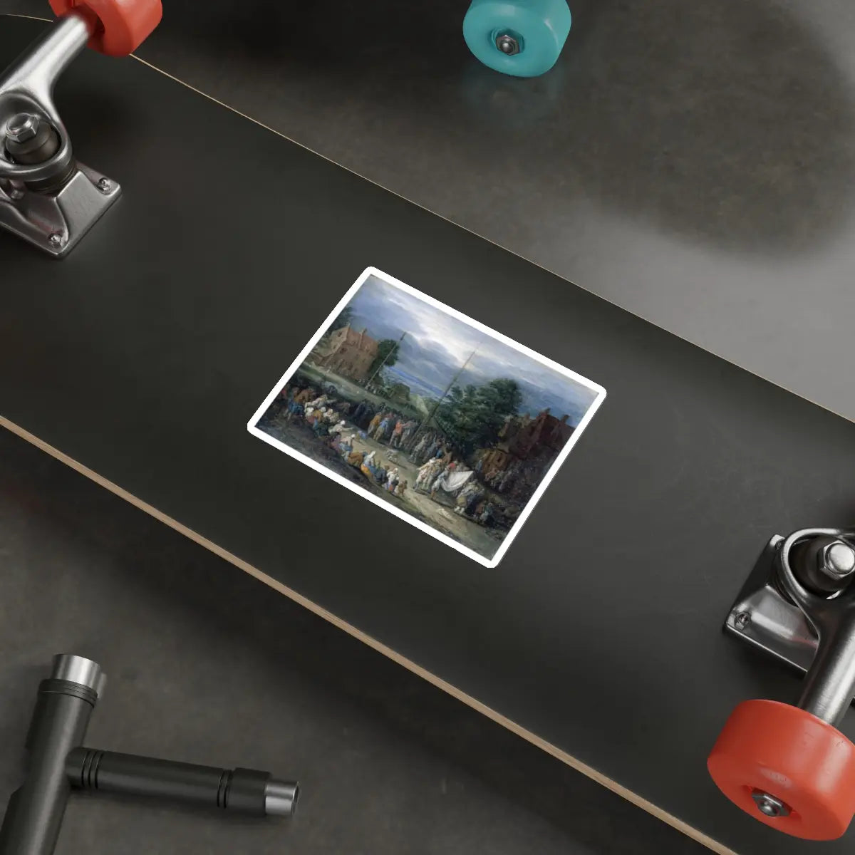 SKU:31961152693204715203 Sticker types:White Shape:Die-Cut Sizes:5" × 5"