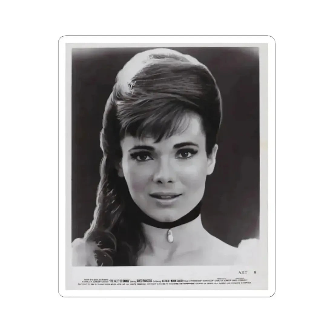 Gila Golan #04 (Vintage Female Icon) STICKER Vinyl Kiss-Cut Decal 2 Inch White - The Sticker Space