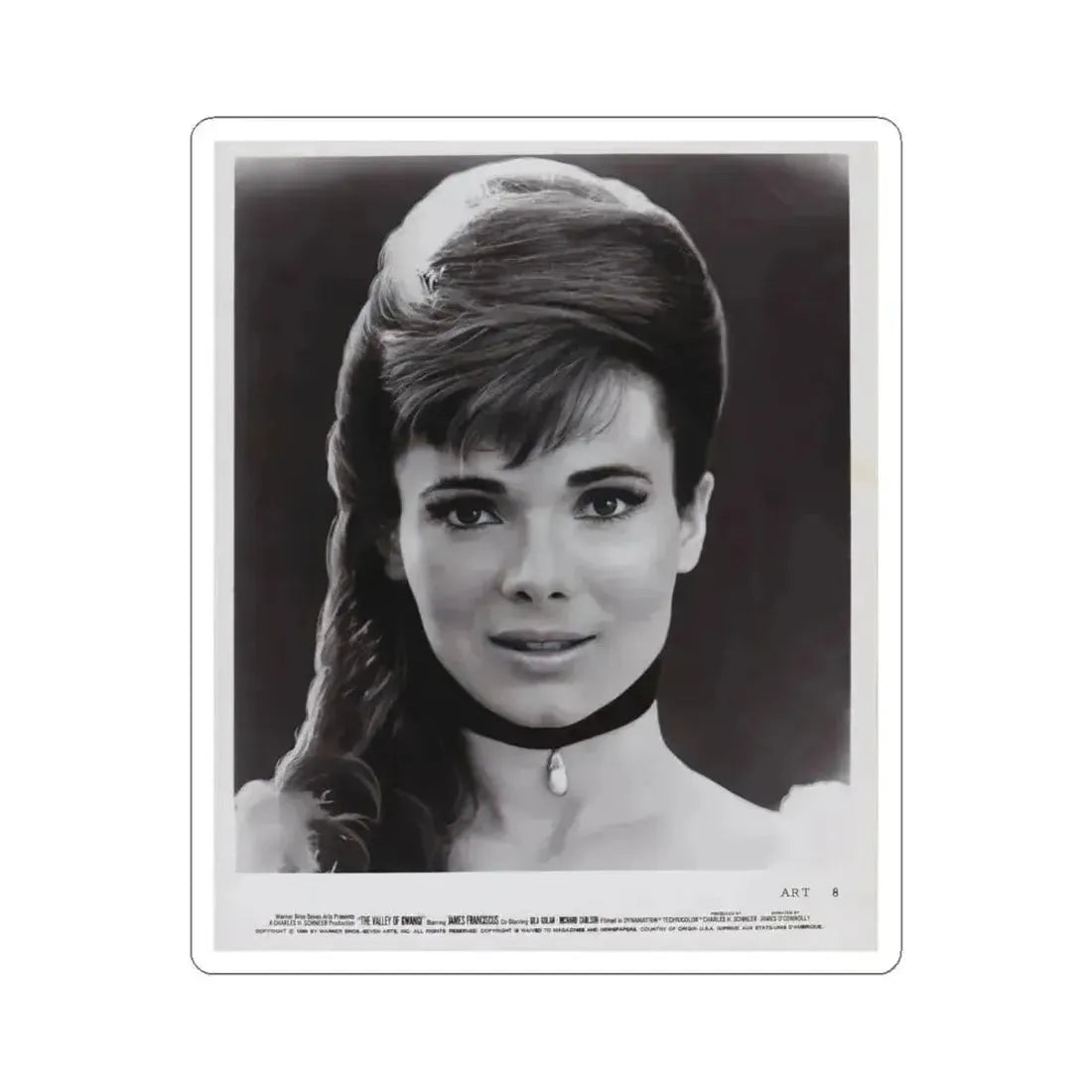 Gila Golan #04 (Vintage Female Icon) STICKER Vinyl Kiss-Cut Decal 4 Inch White - The Sticker Space