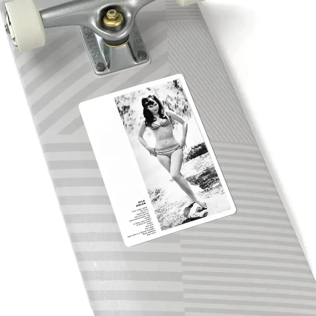 Gila Golan #119 (Vintage Female Icon) STICKER Vinyl Kiss-Cut Decal - The Sticker Space