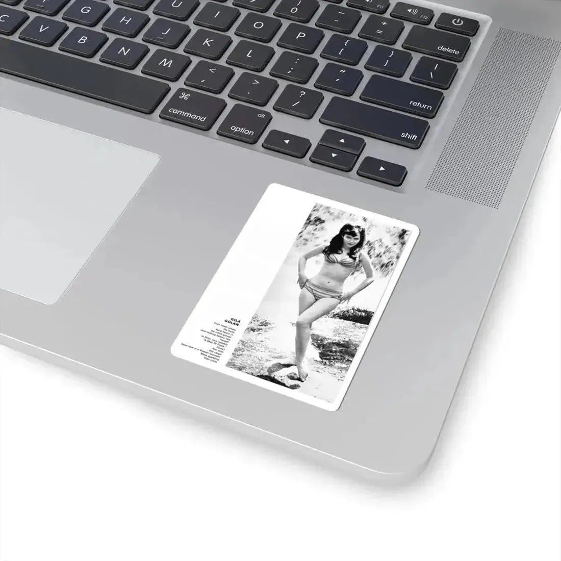 Gila Golan #119 (Vintage Female Icon) STICKER Vinyl Kiss-Cut Decal - The Sticker Space