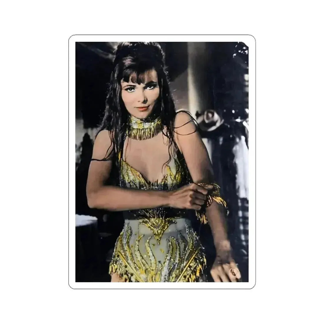 Gila Golan #124 (Vintage Female Icon) STICKER Vinyl Kiss-Cut Decal 6 Inch White - The Sticker Space