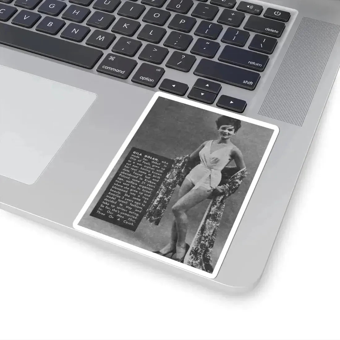 Gila Golan #125 (Vintage Female Icon) STICKER Vinyl Kiss-Cut Decal - The Sticker Space