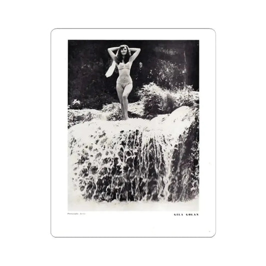 Gila Golan #129 (Vintage Female Icon) STICKER Vinyl Kiss-Cut Decal 2 Inch White - The Sticker Space