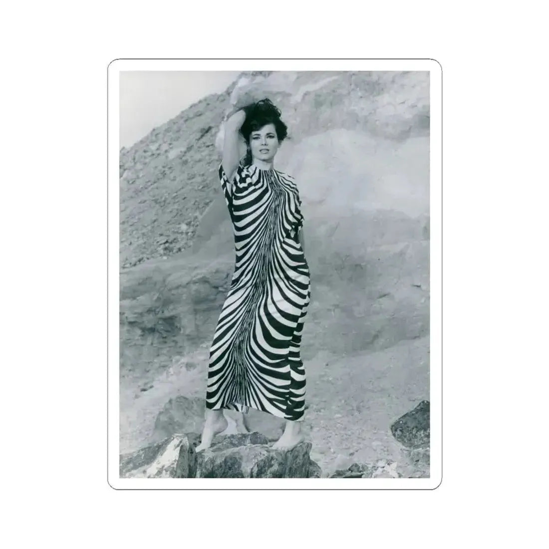 Gila Golan #133 (Vintage Female Icon) STICKER Vinyl Kiss-Cut Decal 4 Inch White - The Sticker Space