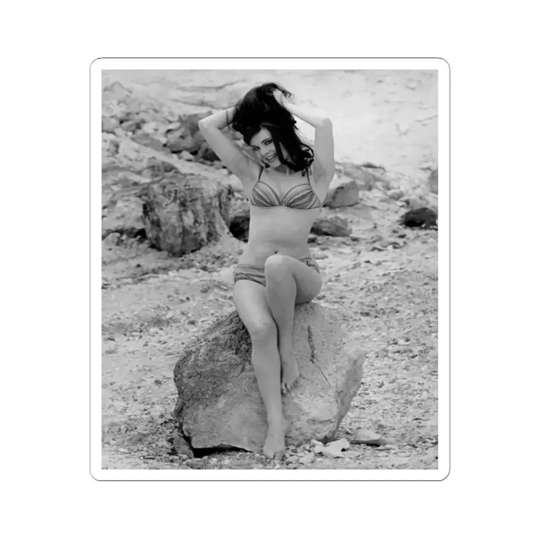 Gila Golan #142 (Vintage Female Icon) STICKER Vinyl Kiss-Cut Decal 2 Inch White - The Sticker Space